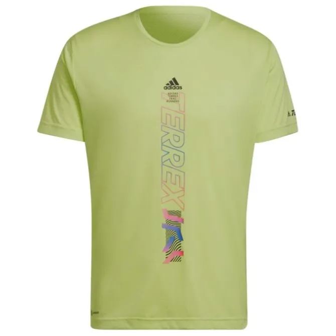 adidas T-paidat Ja Pitkähihaiset^Agravic Shirt Vihreä