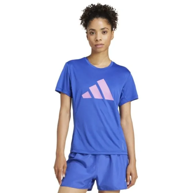 adidas T-paidat Ja Pitkähihaiset^Run It Tee Violetti