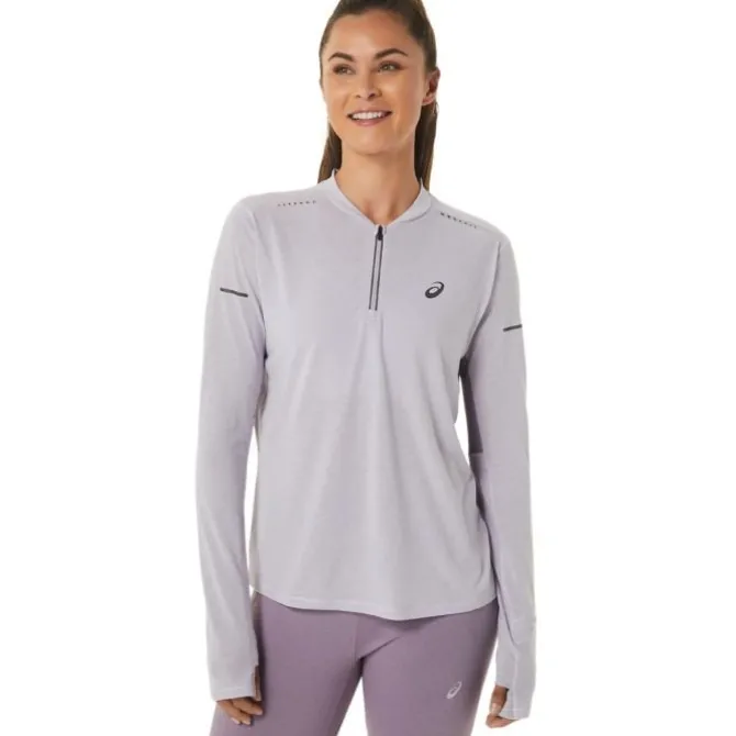 Asics T-paidat Ja Pitkähihaiset^Metarun Half-Zip LS Top Violetti