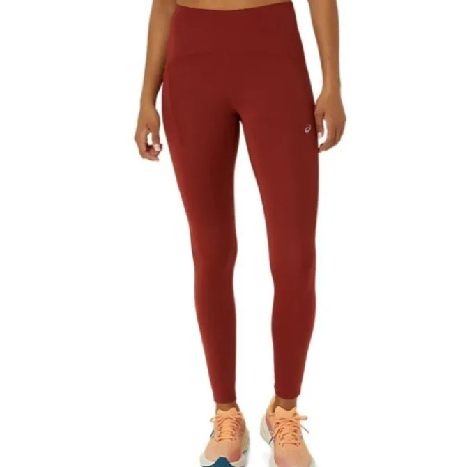 Asics Pitkät Trikoot Ja Housut^Road High Waist Tight Punainen