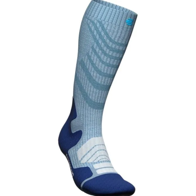 Bauerfeind Sukat | Juoksusukat^Outdoor Merino Compression Socks High Cut Sininen