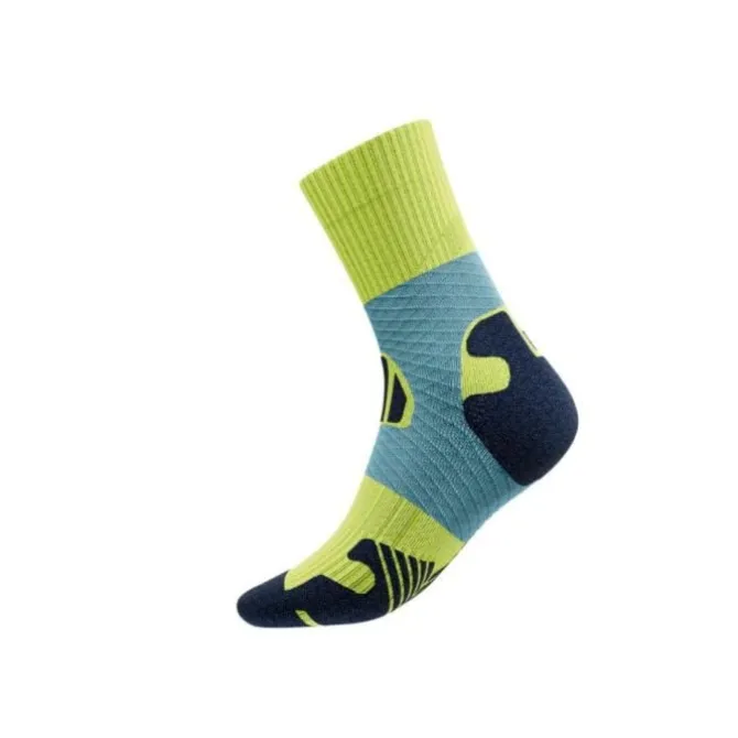 Bauerfeind Sukat | Juoksusukat^Trail Run Compression Socks Mid Cut Sininen