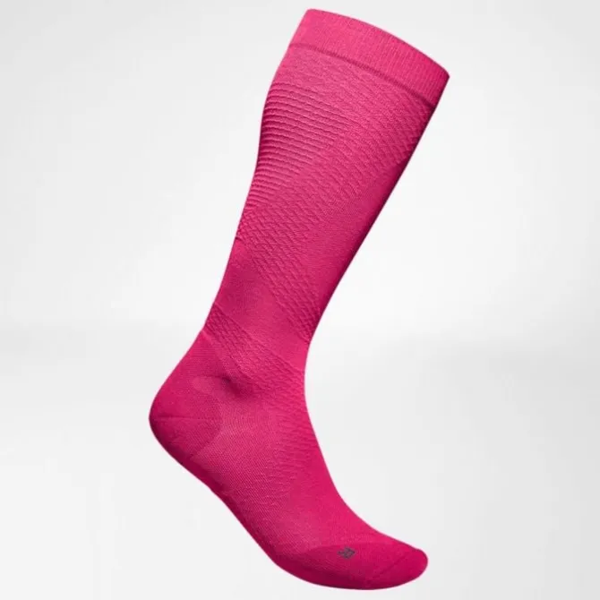 Bauerfeind Sukat | Juoksusukat^Ultralight Compression Socks High Cut Ruusu