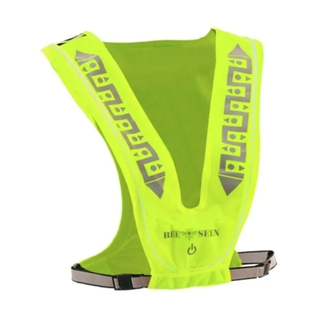 Bee-Safe Heijastimet^Led Vest USB Keltainen