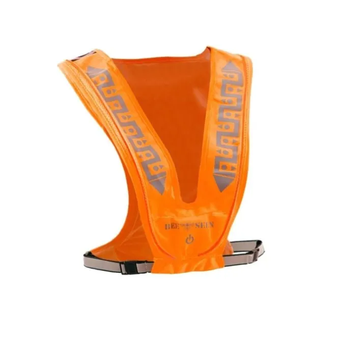 Bee-Safe Heijastimet^Led Vest USB Oranssi