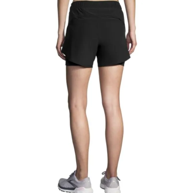 Brooks Lyhyet Trikoot Ja Shortsit^Chaser 5" 2In1 Shorts Musta