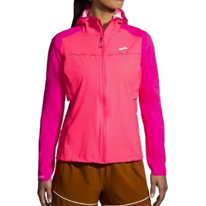 Brooks Juoksutakki^High Point Waterproof Jacket Ruusu