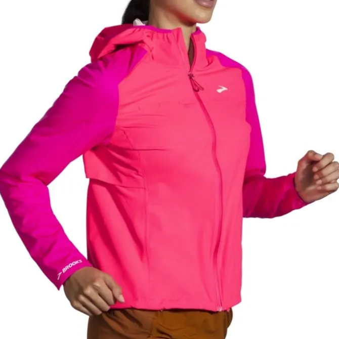 Brooks Juoksutakki^High Point Waterproof Jacket Ruusu