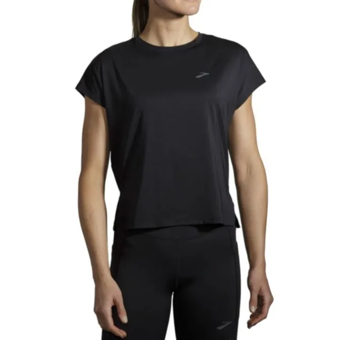 Brooks T-paidat Ja Pitkähihaiset^Sprint Free Short Sleeve Musta