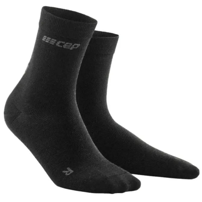 CEP Sukat | Juoksusukat^Allday Recovery Compression Mid-Cut Socks Musta