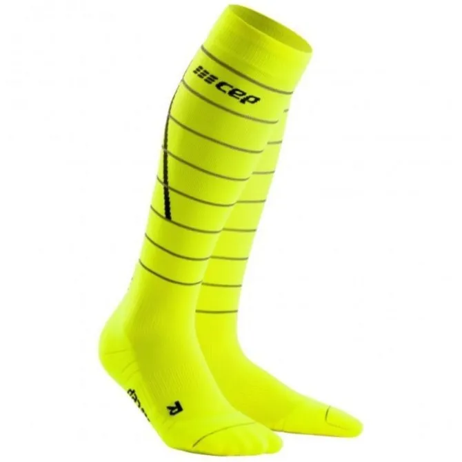 CEP Sukat | Juoksusukat^Reflective Compression Socks Keltainen