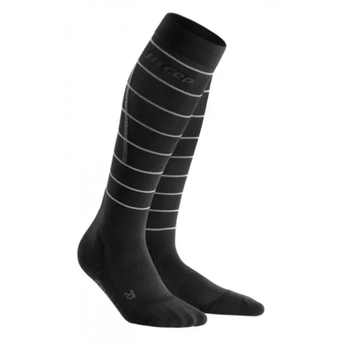 CEP Sukat | Juoksusukat^Reflective Compression Socks Musta