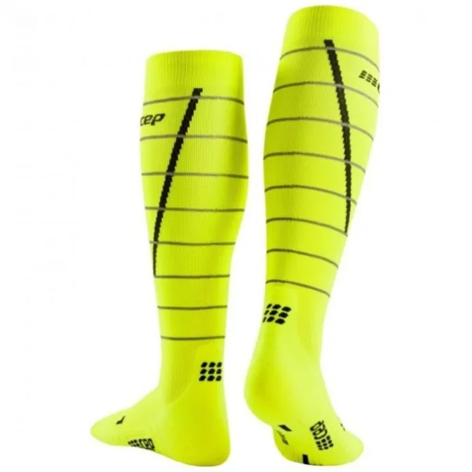 CEP Sukat | Juoksusukat^Reflective Compression Socks Keltainen