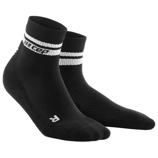 CEP Sukat | Juoksusukat^80's Compression Mid Cut Sock Musta