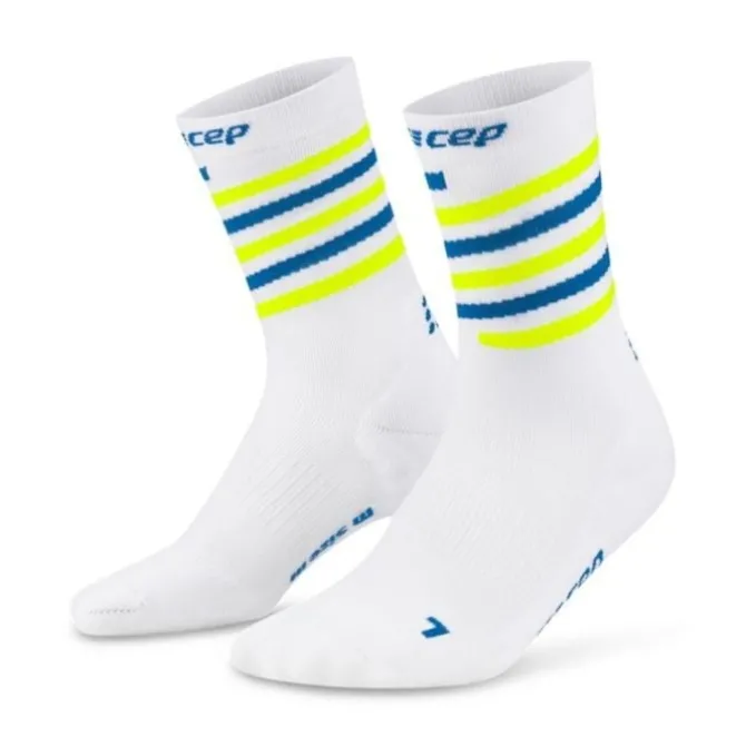 CEP Sukat | Juoksusukat^The Run Limited 2024 Mid Cut Sock Valkoinen