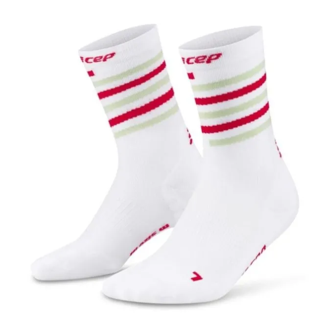 CEP Sukat | Juoksusukat^The Run Limited 2024 Mid Cut Sock Valkoinen