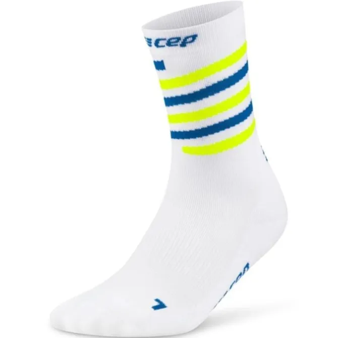 CEP Sukat | Juoksusukat^The Run Limited 2024 Mid Cut Sock Valkoinen