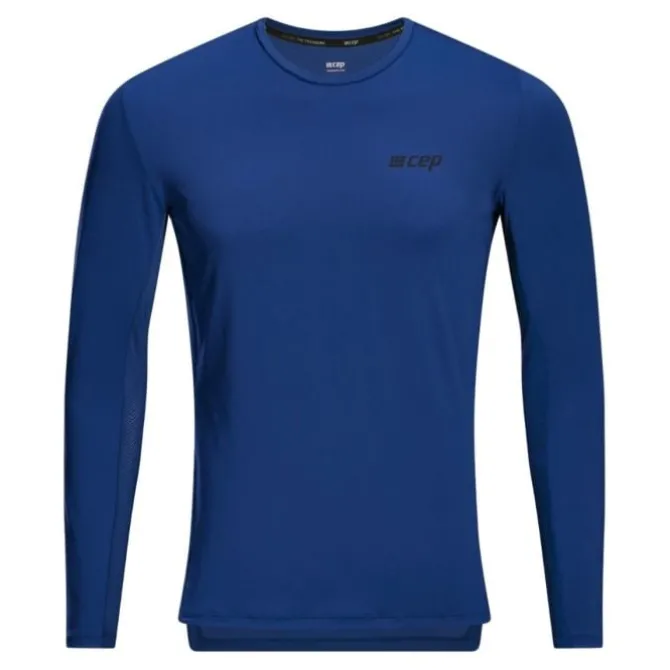 CEP T-paidat Ja Pitkähihaiset^The Run Shirt Round Neck Long Sleeve Sininen