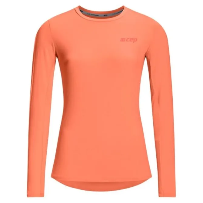 CEP T-paidat Ja Pitkähihaiset^The Run Shirt Round Neck Long Sleeve Oranssi