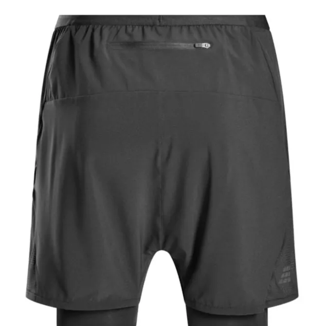 CEP Lyhyet Trikoot Ja Shortsit^The Run Shorts 2in1 Musta