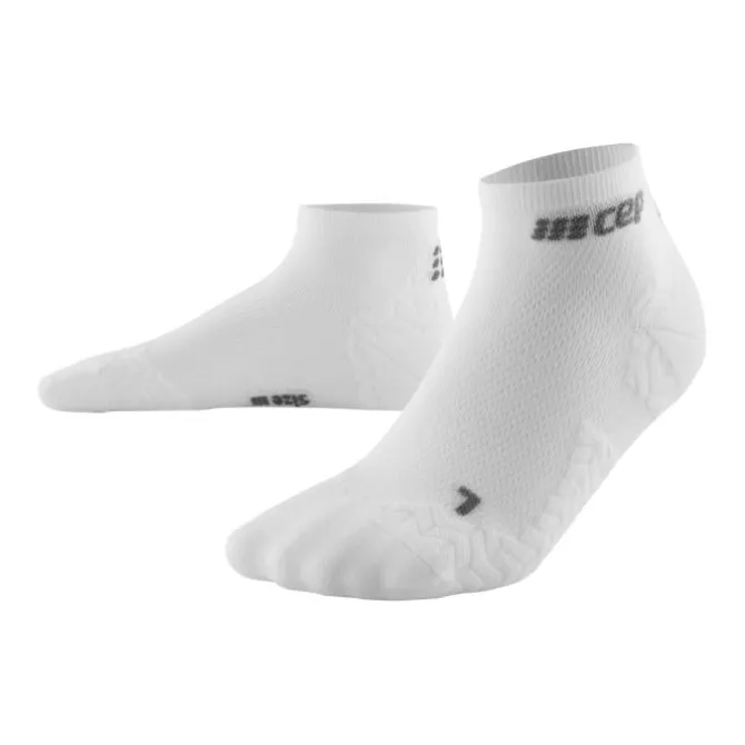 CEP Sukat | Juoksusukat^Ultralight Compression Low Cut Socks Valkoinen