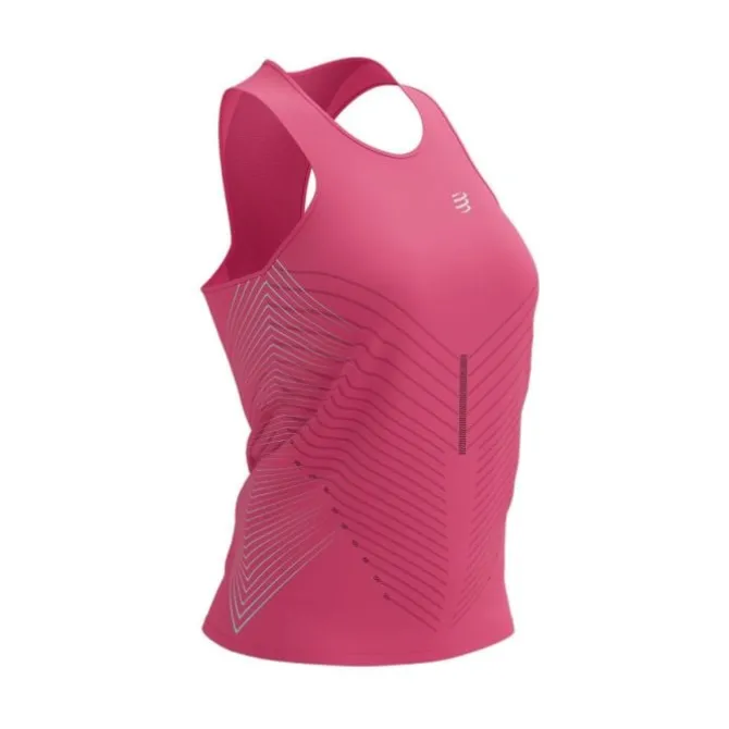 Compressport T-paidat Ja Pitkähihaiset^Performance Singlet Ruusu