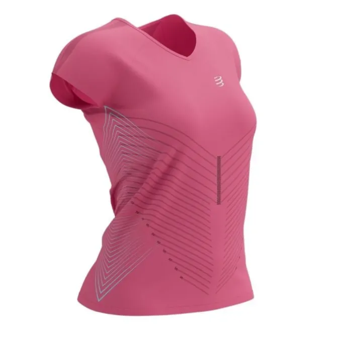 Compressport T-paidat Ja Pitkähihaiset^Performance SS T-shirt Ruusu