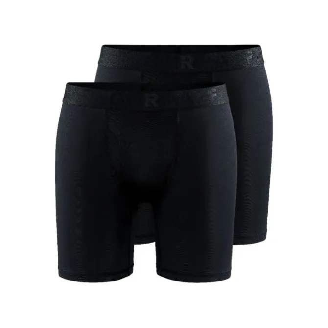 Craft Juoksualusasut^Core Dry Boxer 3" 2-Pack Musta