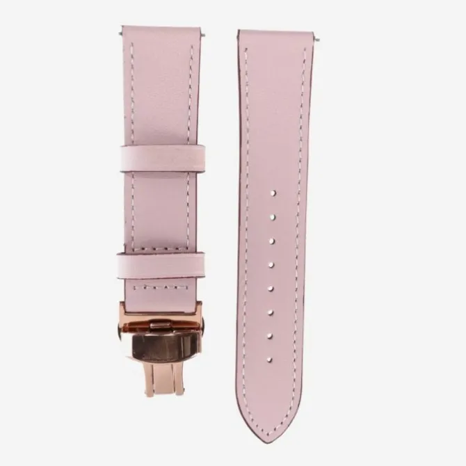 Elevate Rannekkeet^Watch Band for Forerunner 22mm (Leather) Ruusu