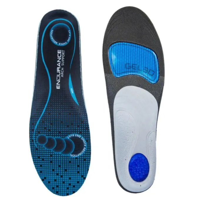 Endurance Pohjalliset^Arch Support Medium Soles Musta