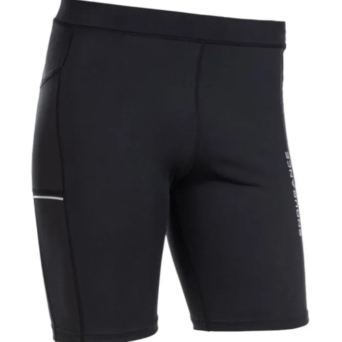 Endurance Lyhyet Trikoot Ja Shortsit^Energy Short Tights Musta