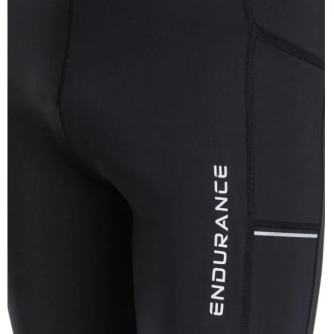 Endurance Lyhyet Trikoot Ja Shortsit^Energy Short Tights Musta