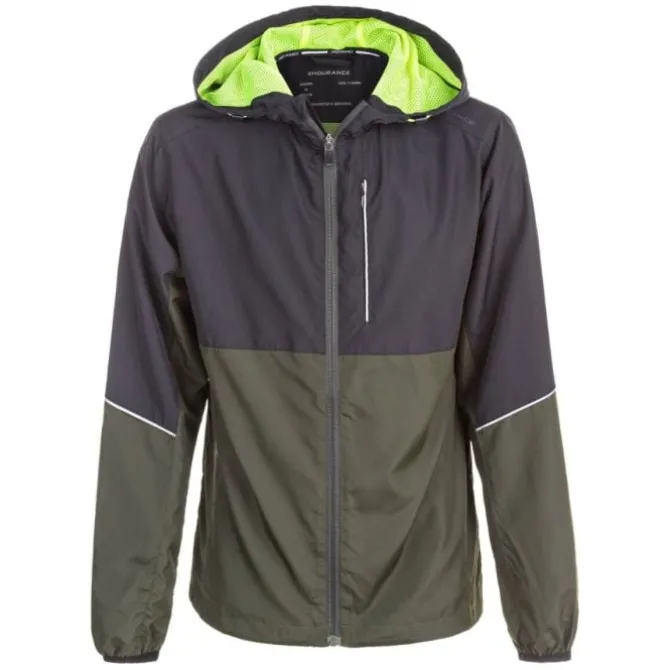 Endurance Takit Ja Liivit^Lassie Running Jacket W/Hood Musta