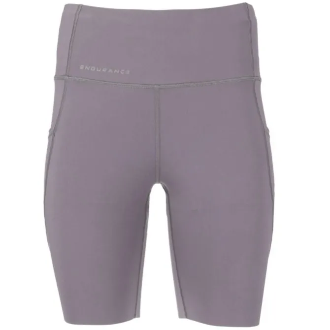 Endurance Lyhyet Trikoot Ja Shortsit^Tathar Short Tights w/pocket Violetti