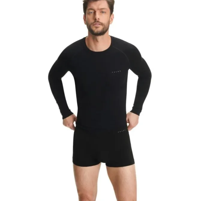 Falke Juoksualusasut^Wool-Tech Light Boxer Regular Musta