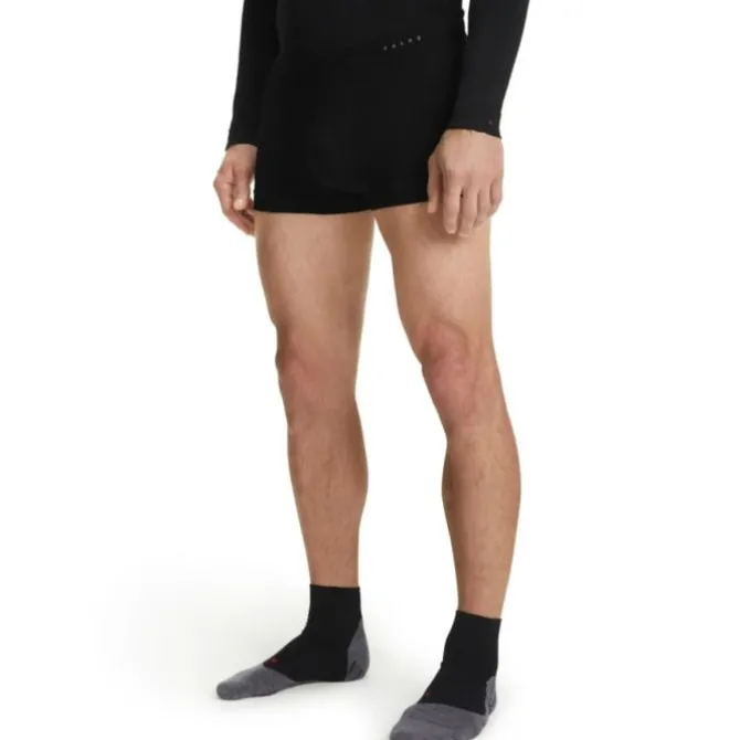 Falke Juoksualusasut^Wool-Tech Light Boxer Regular Musta