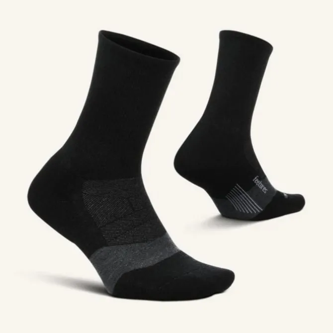 Feetures Sukat | Juoksusukat^Merino 10 Cushion mini Crew Socks Musta