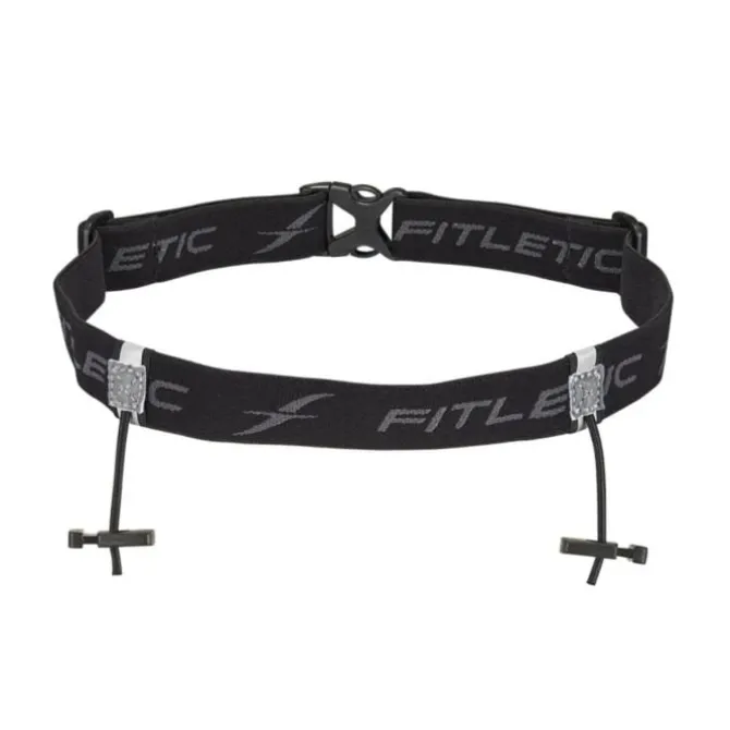 Fitletic Juoksuliivit Ja Juomavy枚t^Race Number Belt Musta