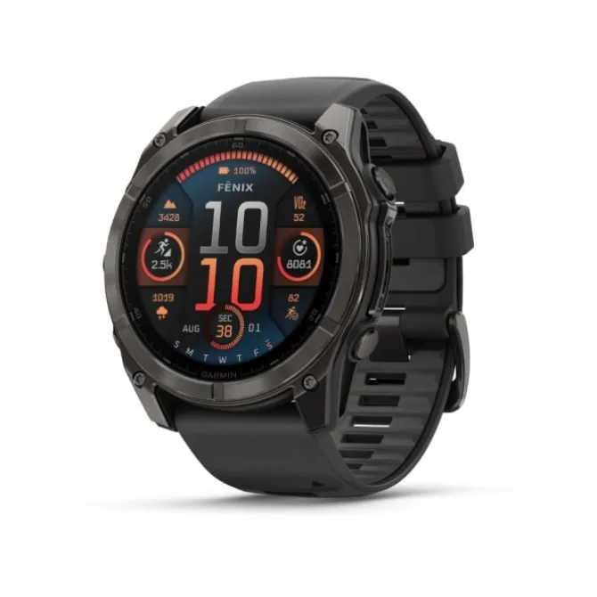 Garmin Garmin Gps-kellot | Gps-kellot/hrm^fēnix® 8 - 51 mm AMOLED Sapphire Musta