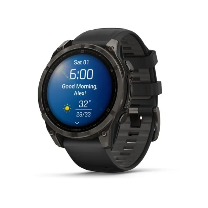 Garmin Garmin Gps-kellot | Gps-kellot/hrm^fēnix® 8 - 47 mm AMOLED Sapphire Musta