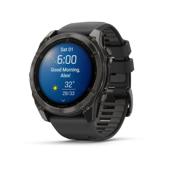 Garmin Garmin Gps-kellot | Gps-kellot/hrm^fēnix® 8 - 51 mm AMOLED Sapphire Musta