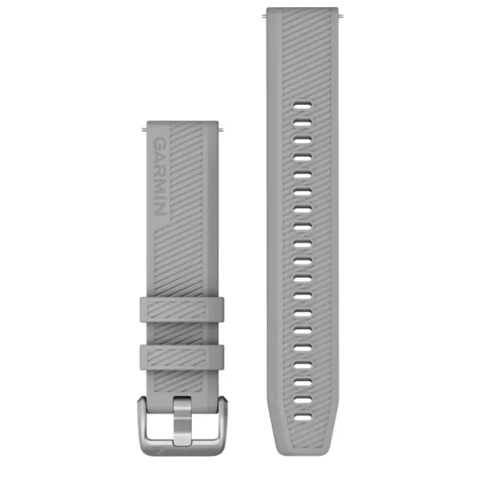 Garmin Rannekkeet^Quick Release 20 mm Strap (Silicone) Harmaa