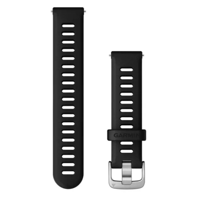 Garmin Rannekkeet^Quick Release 18 mm Strap (Silicone) Musta