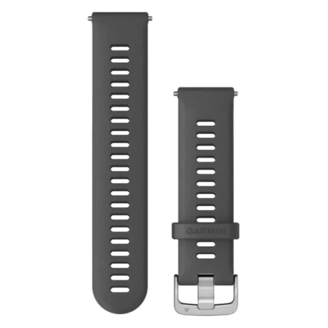 Garmin Rannekkeet^Quick Release 22 mm Strap (Silicone) Harmaa