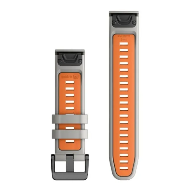 Garmin Rannekkeet^QuickFit® 22 Strap (Silicone) Harmaa