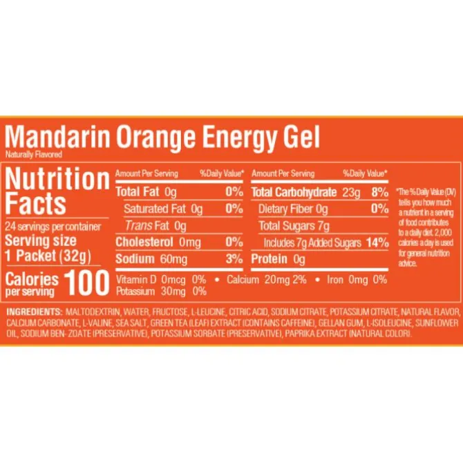 GU Energy Ravintolisät^Gel Caffeine (Mandarin Orange)