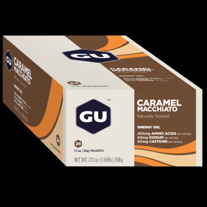 GU Energy Ravintolisät^Gel Caffeine 24x32g (Caramel Macchiato)