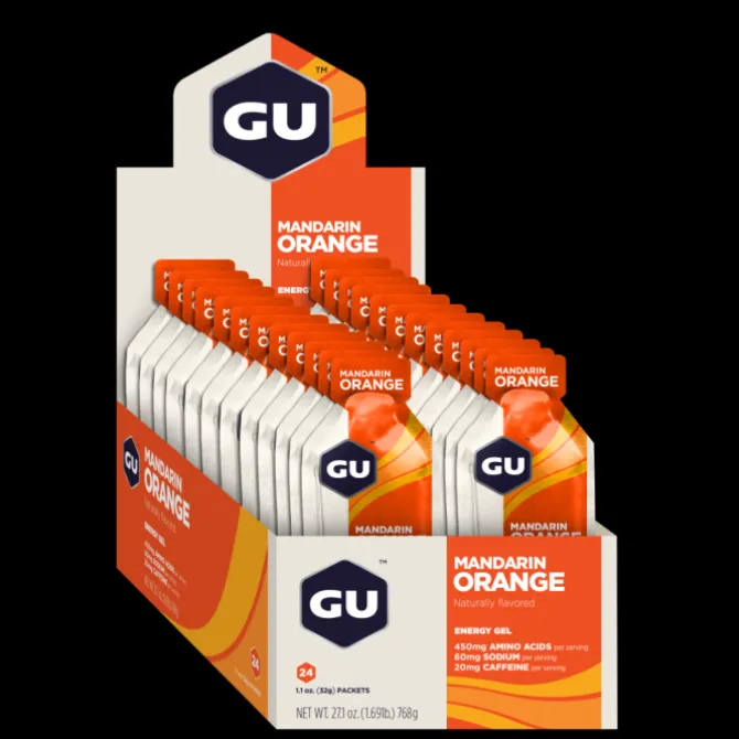 GU Energy Ravintolisät^Gel Caffeine 24x32g (Mandarin Orange)