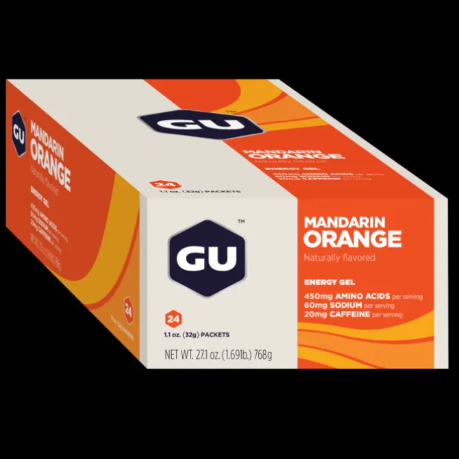 GU Energy Ravintolisät^Gel Caffeine 24x32g (Mandarin Orange)