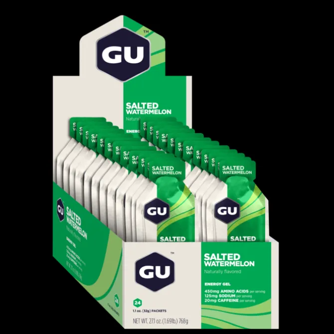 GU Energy Ravintolisät^Gel Caffeine 24x32g (Salted Watermelon